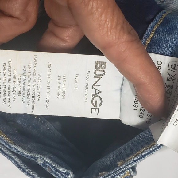 Bonage Blue Jean skirt - Picture 7 of 9